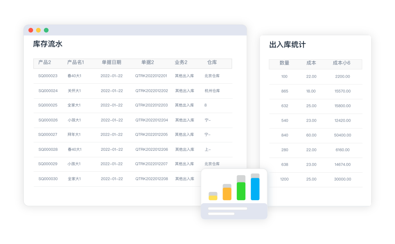 进销存产品能力展示